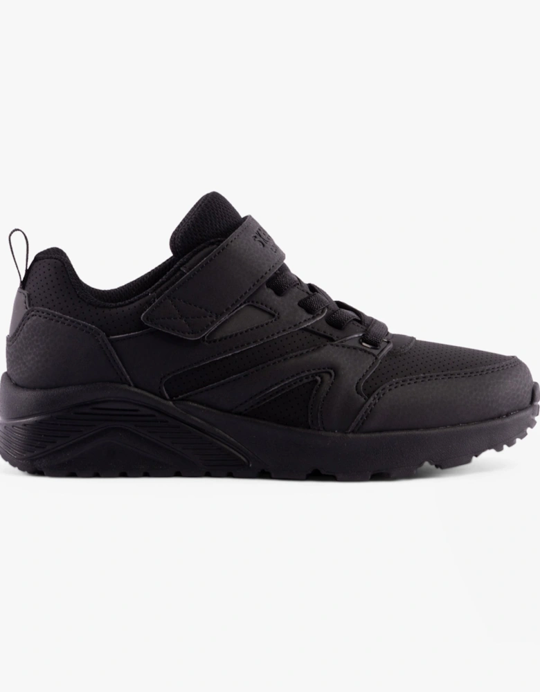 403640L/BBK UNO LITE - ECHO SURGE Boys Trainers Black