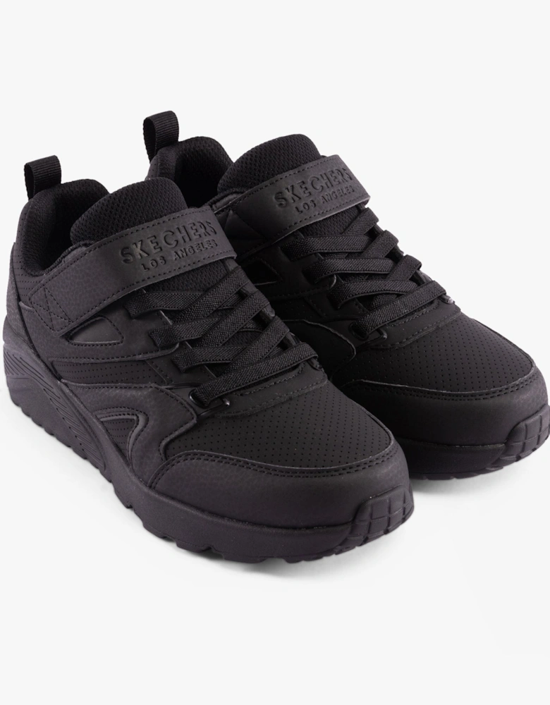 403640L/BBK UNO LITE - ECHO SURGE Boys Trainers Black