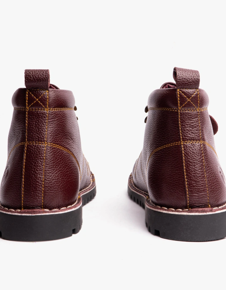 1961 MOD Mens Leather Boots Oxblood