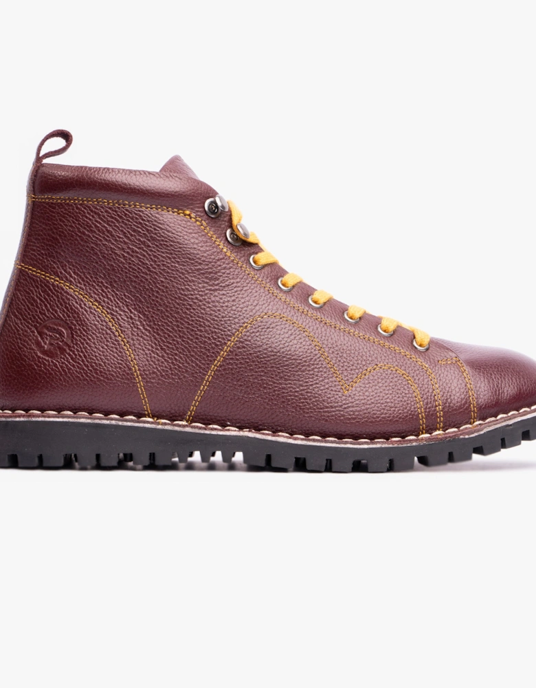 1961 MOD Mens Leather Boots Oxblood