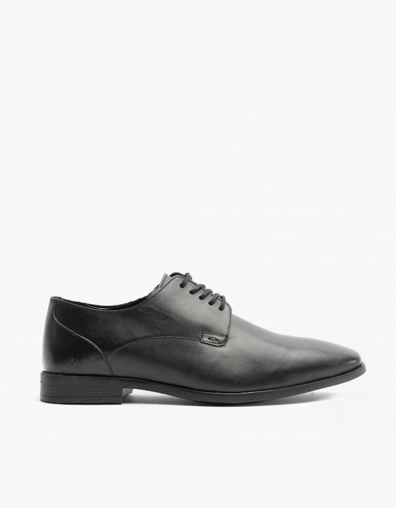 EZRA Boys Leather Plain Toe Shoes Black