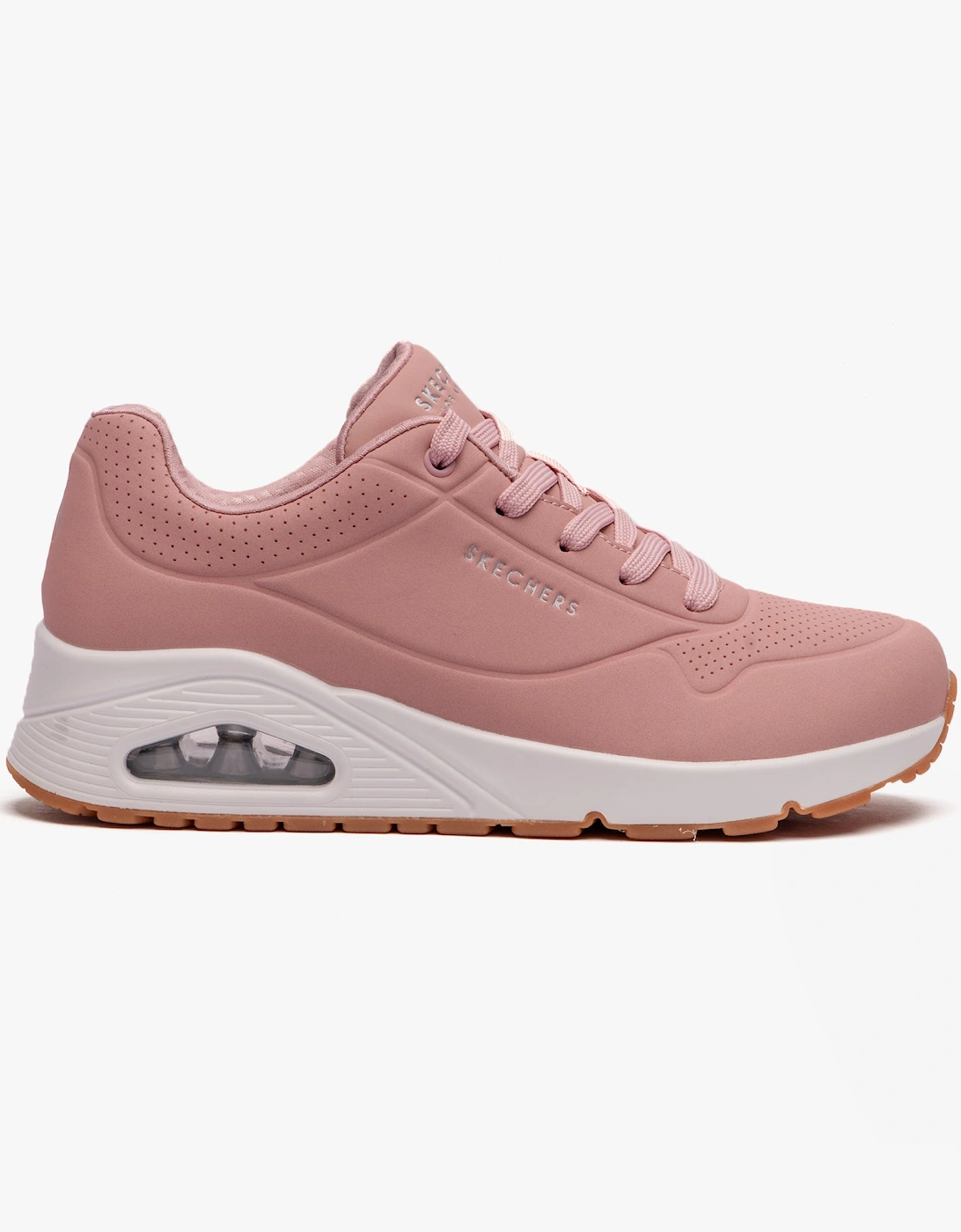 73690/BLSH UNO Womens Lace-Up Trainers Blush, 7 of 6