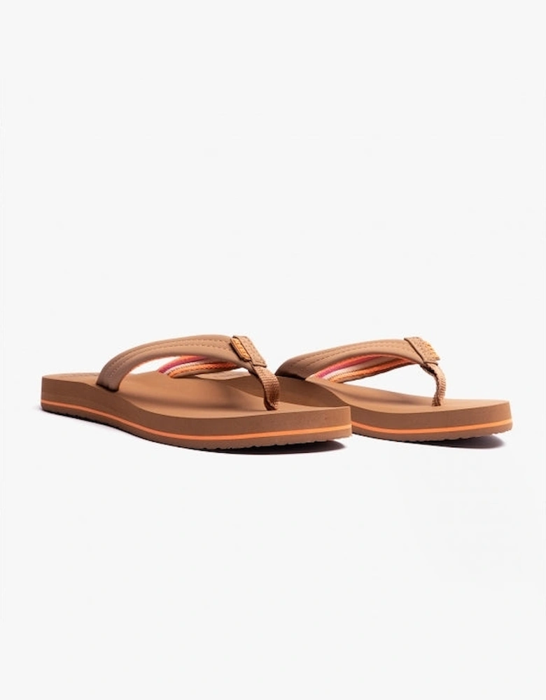 CUSHION BREEZE Womens Flip-Flops Tan/Smoothie
