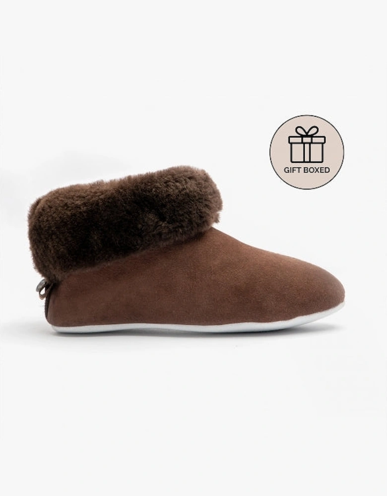 JUBILEUM 630 Womens Sheepskin Slipper Boots Moro