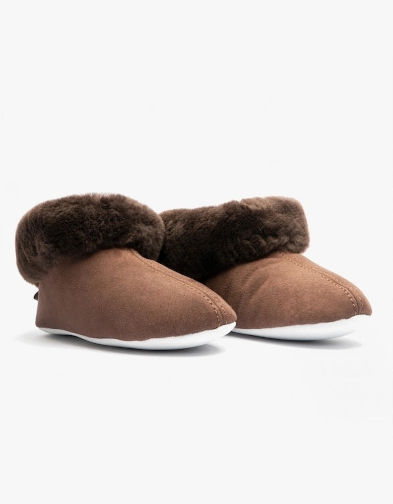 JUBILEUM 630 Womens Sheepskin Slipper Boots Moro