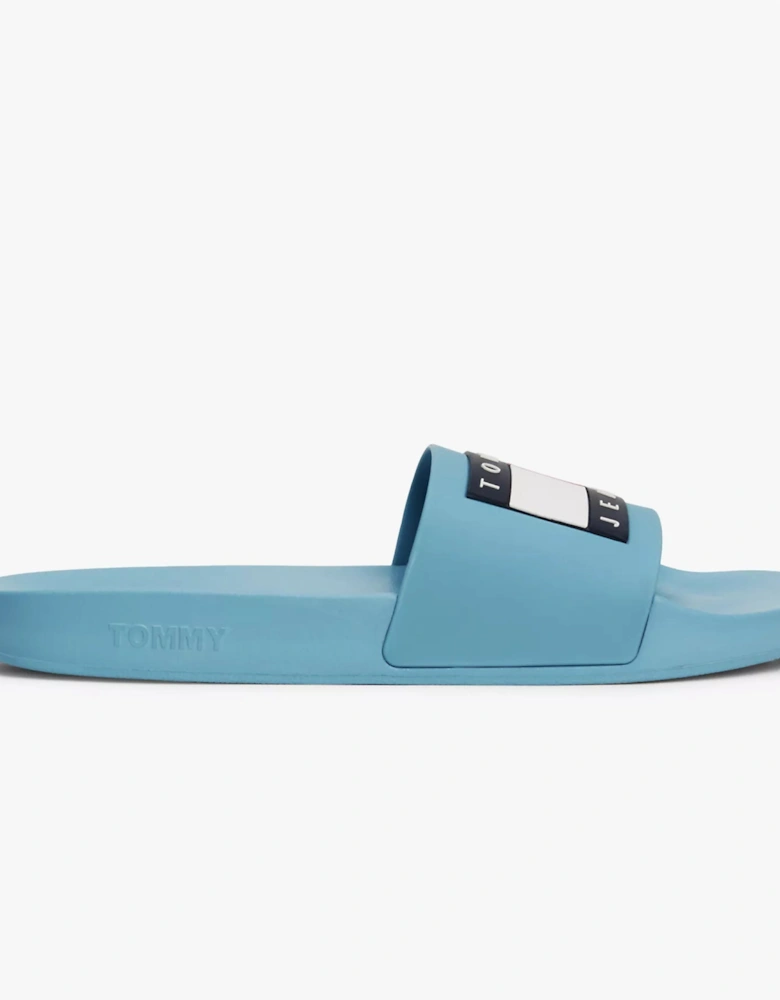 TJ POOL SLIDES Mens Slides Skyscrape Blue