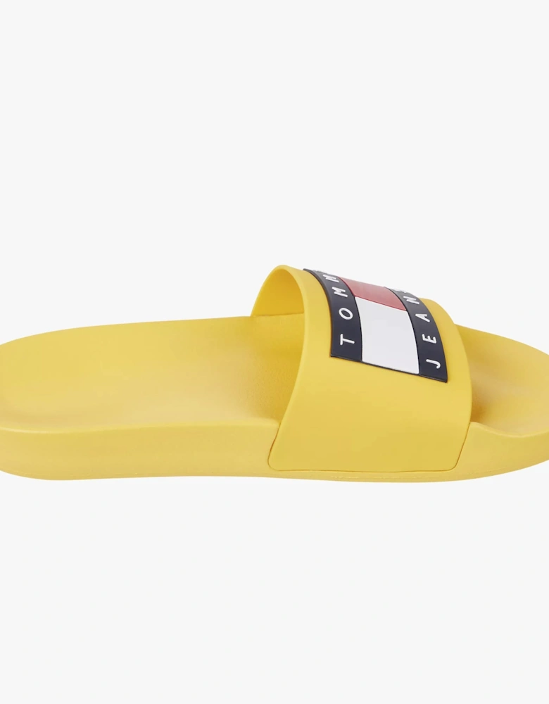 TJ POOL SLIDES Mens Slides Warm Yellow