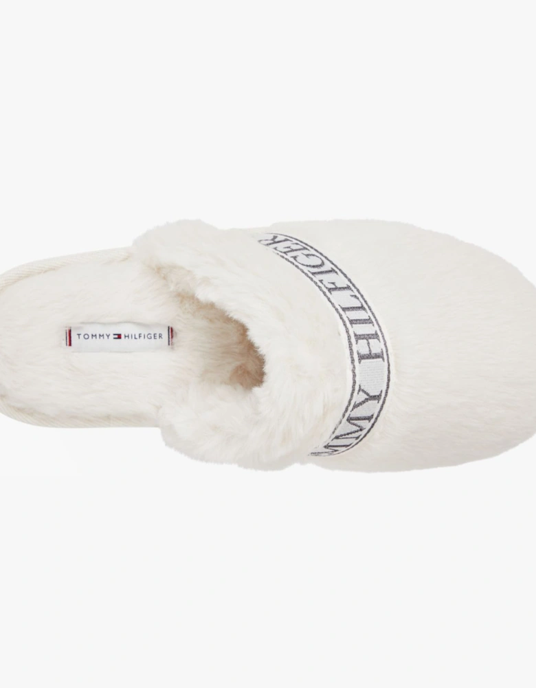 TOMMY FUR HOTEL  Womens Slippers Ancient White