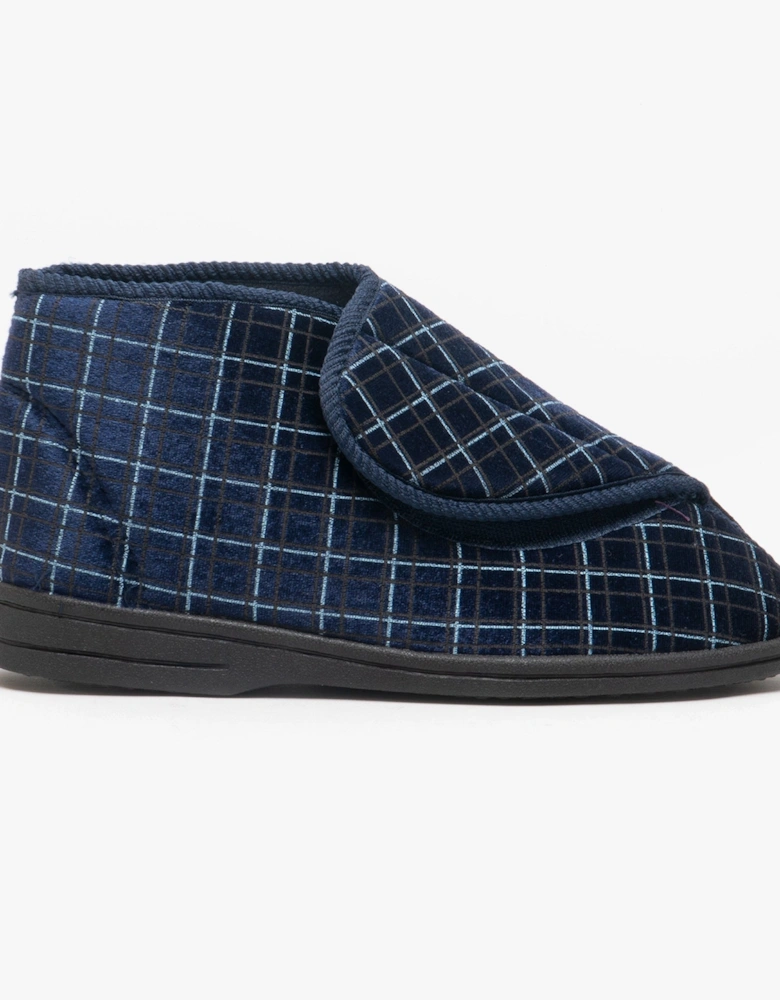 BERTIE Mens Boot Slippers Navy