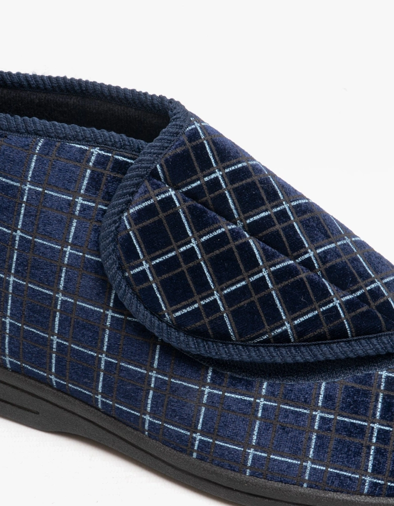 BERTIE Mens Boot Slippers Navy