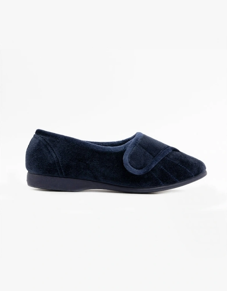 AUDREY STRAP Womens Slippers Navy