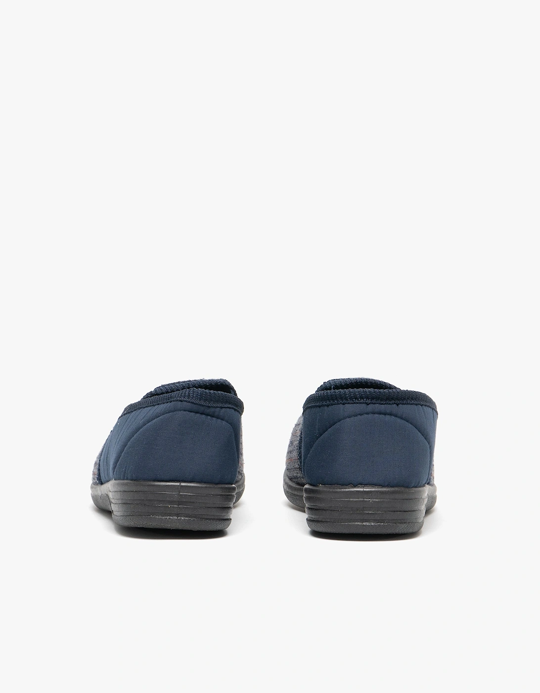 CHARLES Mens Full Slippers Navy