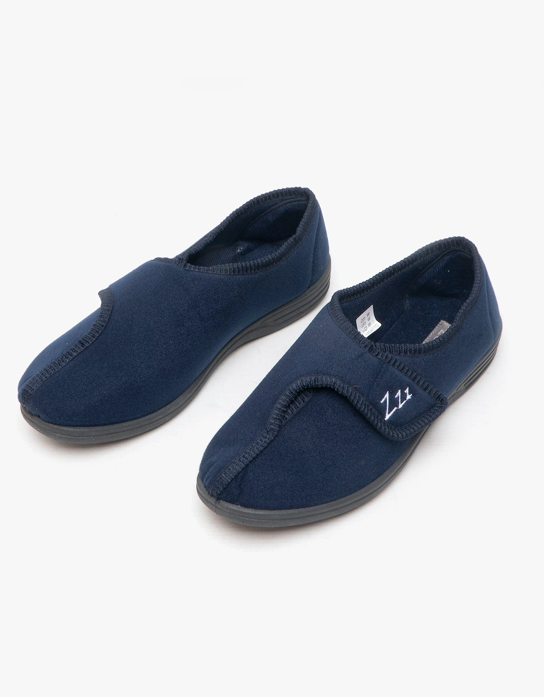 CONNOR Mens Full Slippers Navy