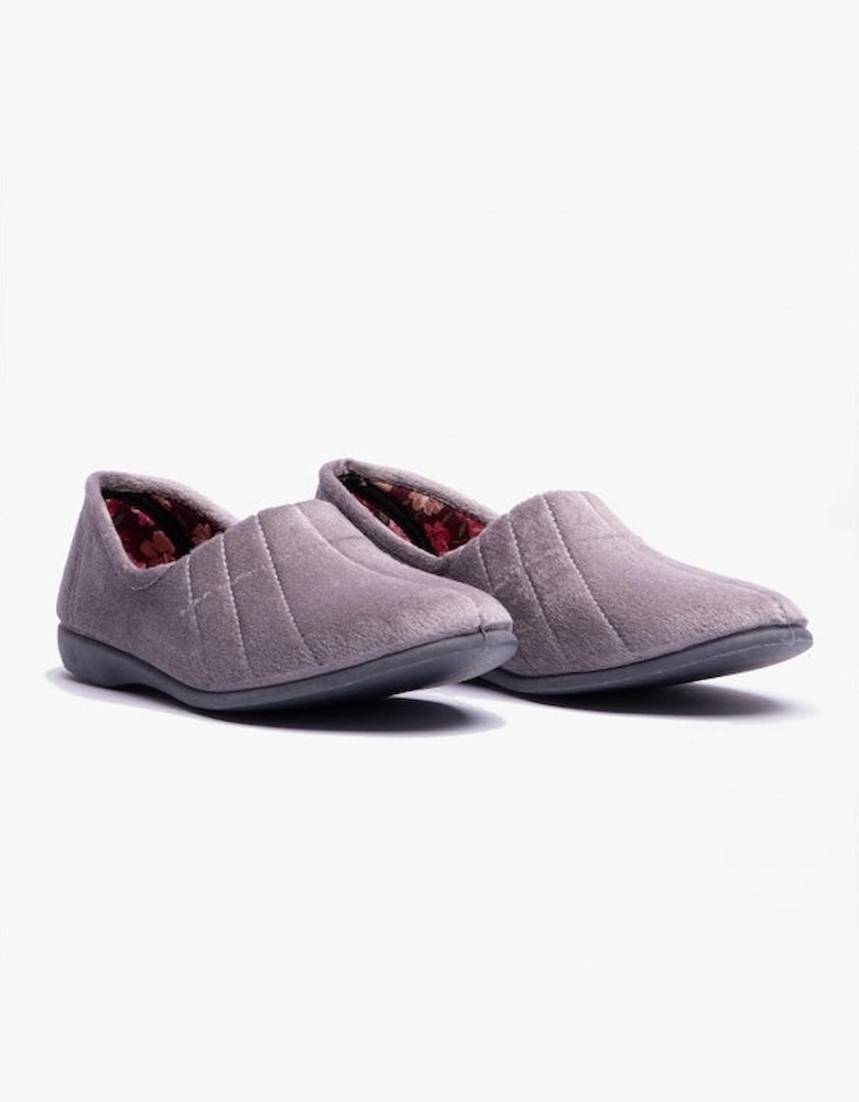 AUDREY Womens Slippers Grey