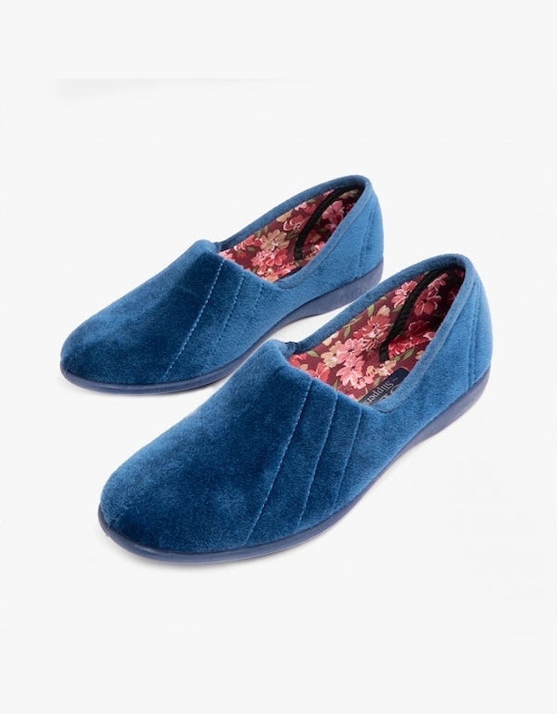 AUDREY Womens Slippers Blueberry