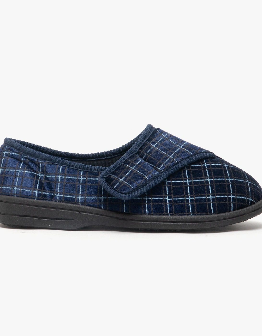 GEORGE Mens Full Slippers Navy, 4 of 3