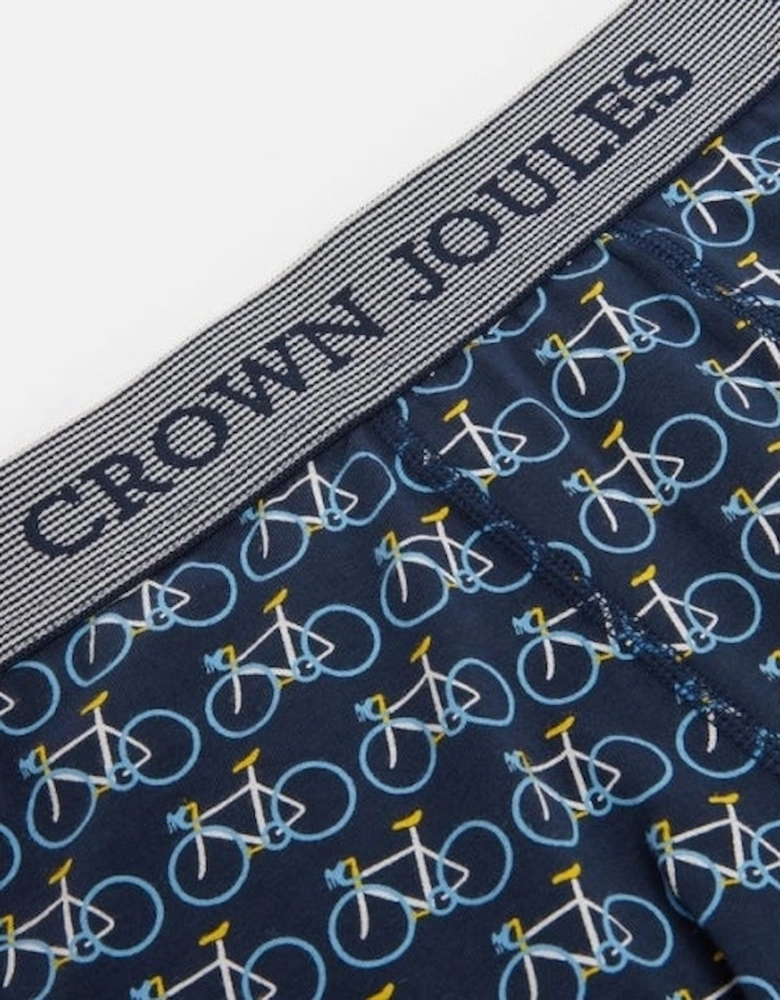 PUT A SOCK IN IT Mens Cotton Socks Navy Bikes