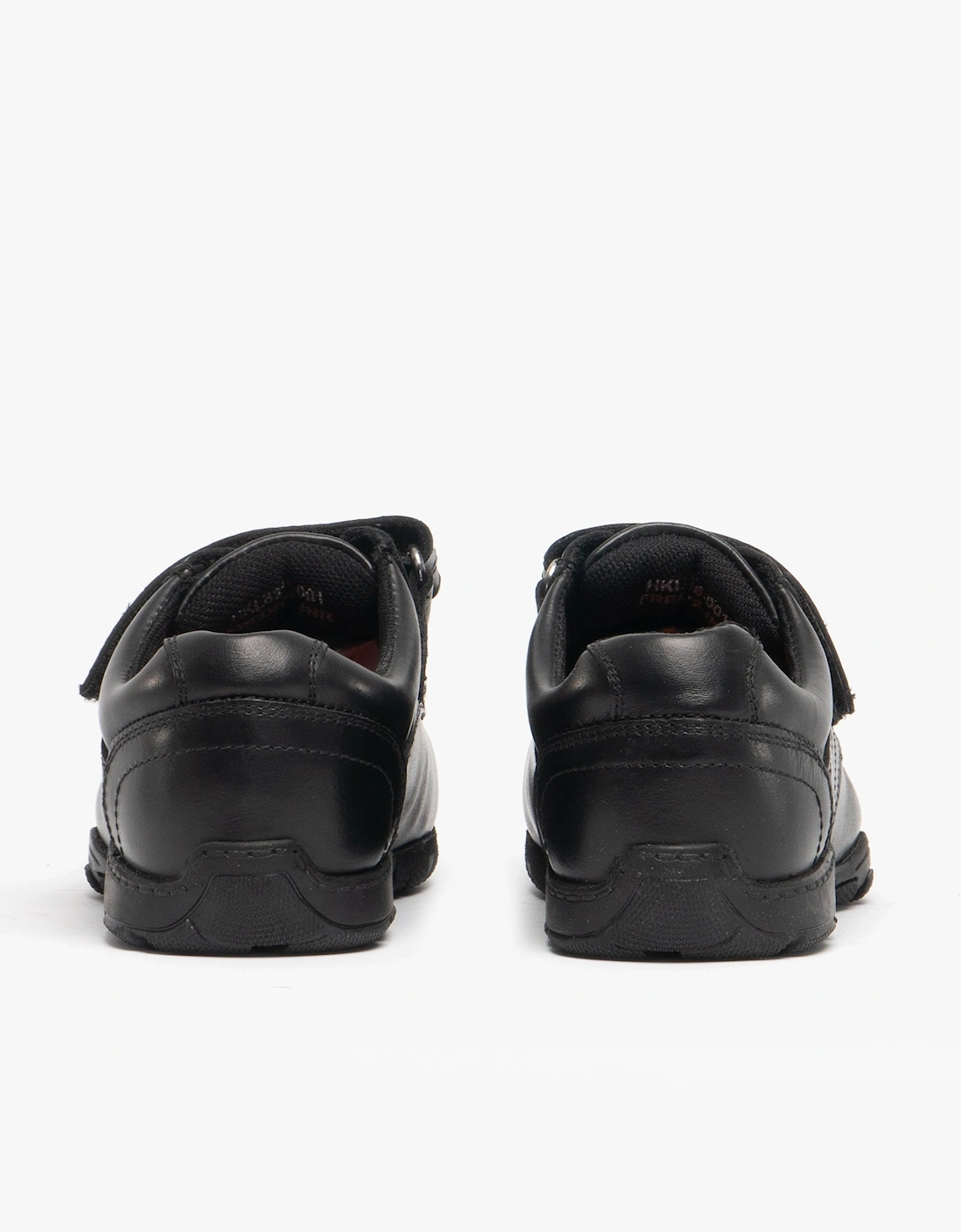 FREDDY 2 Boys Leather School Shoes Black