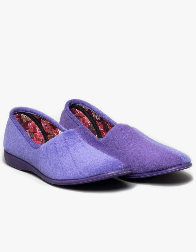 AUDREY Womens Slippers Lilac