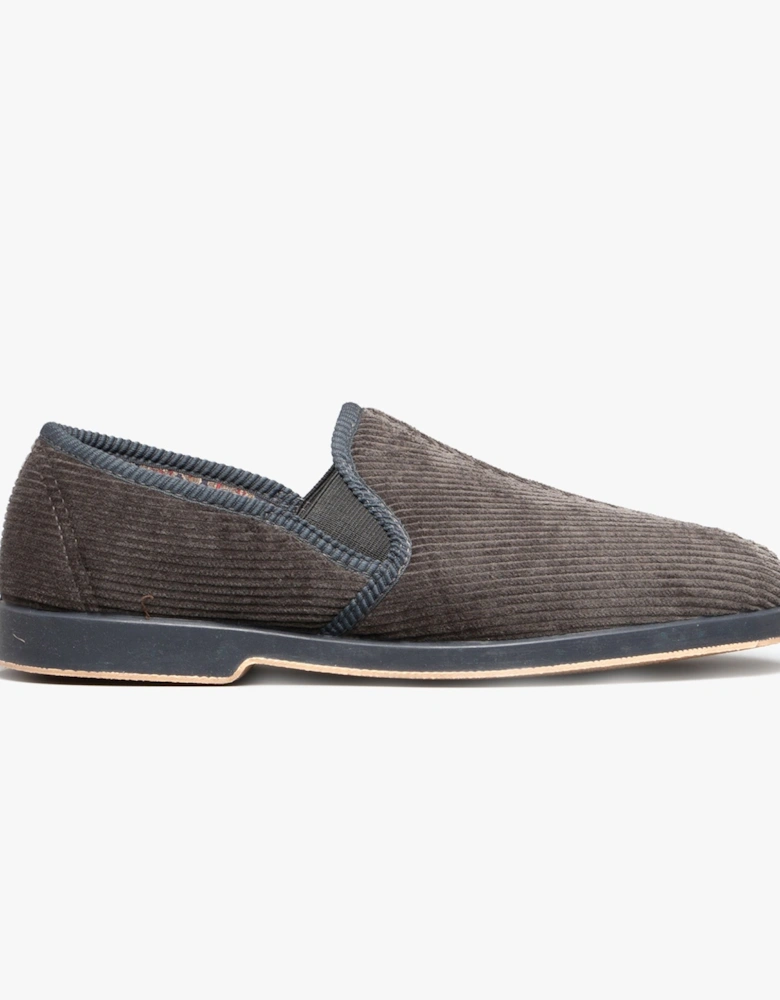 EXETER Mens Slippers Grey