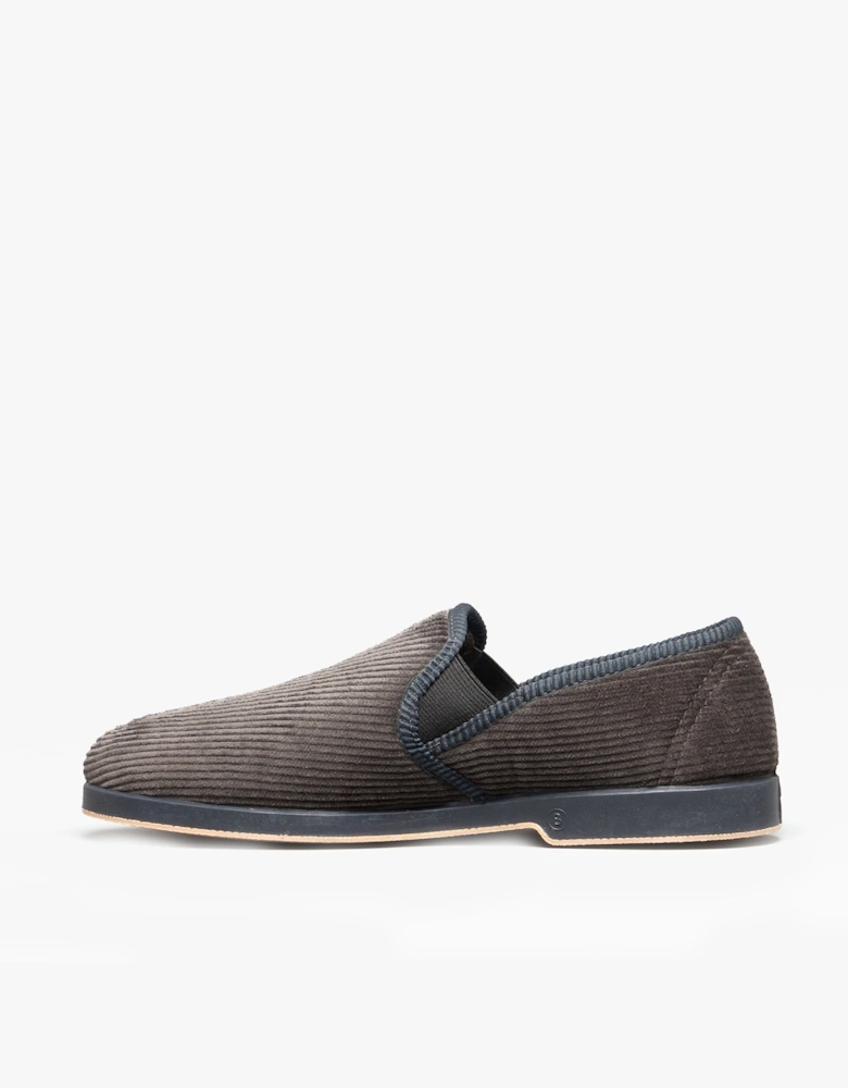 EXETER Mens Slippers Grey