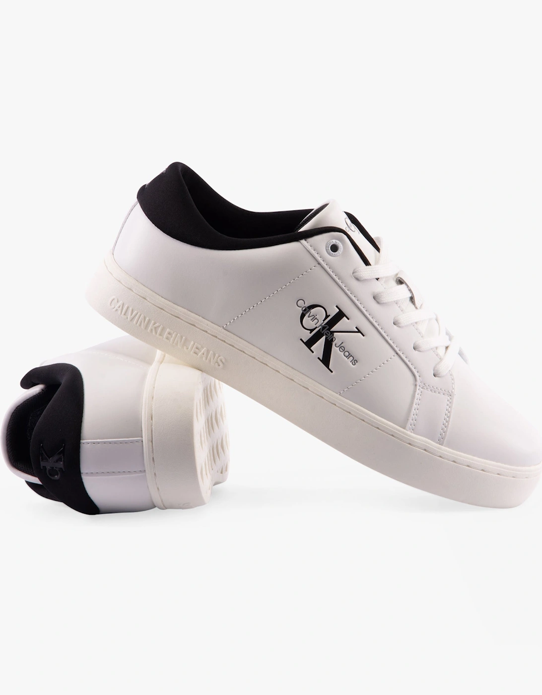 Jeans CLASSIC CUPSOLE Mens Trainers Bright White/Black