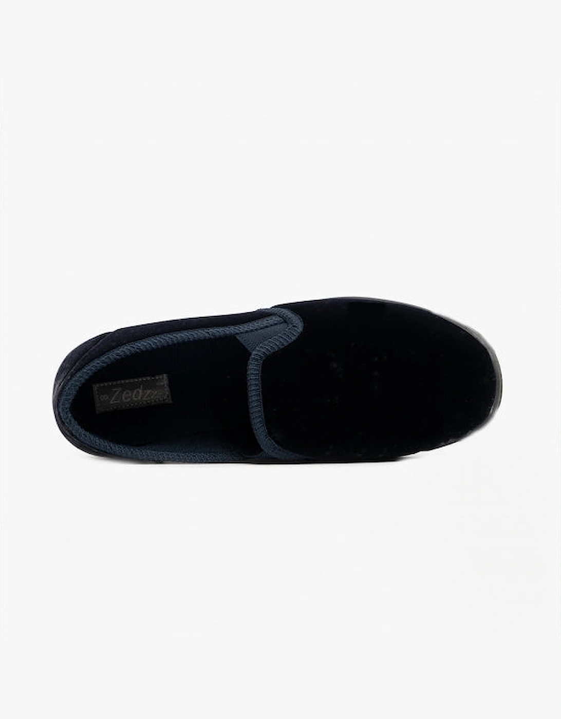 ROSS Mens Full Slippers Navy