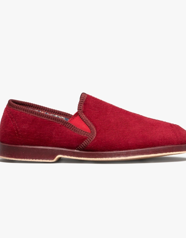 EXETER Mens Slippers Wine