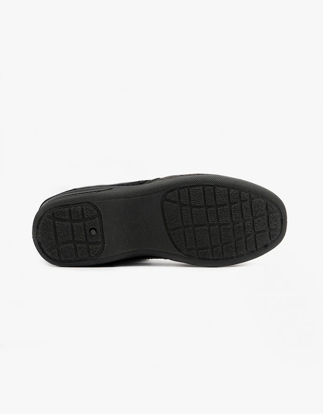 RICHARD Mens Full Slippers Black