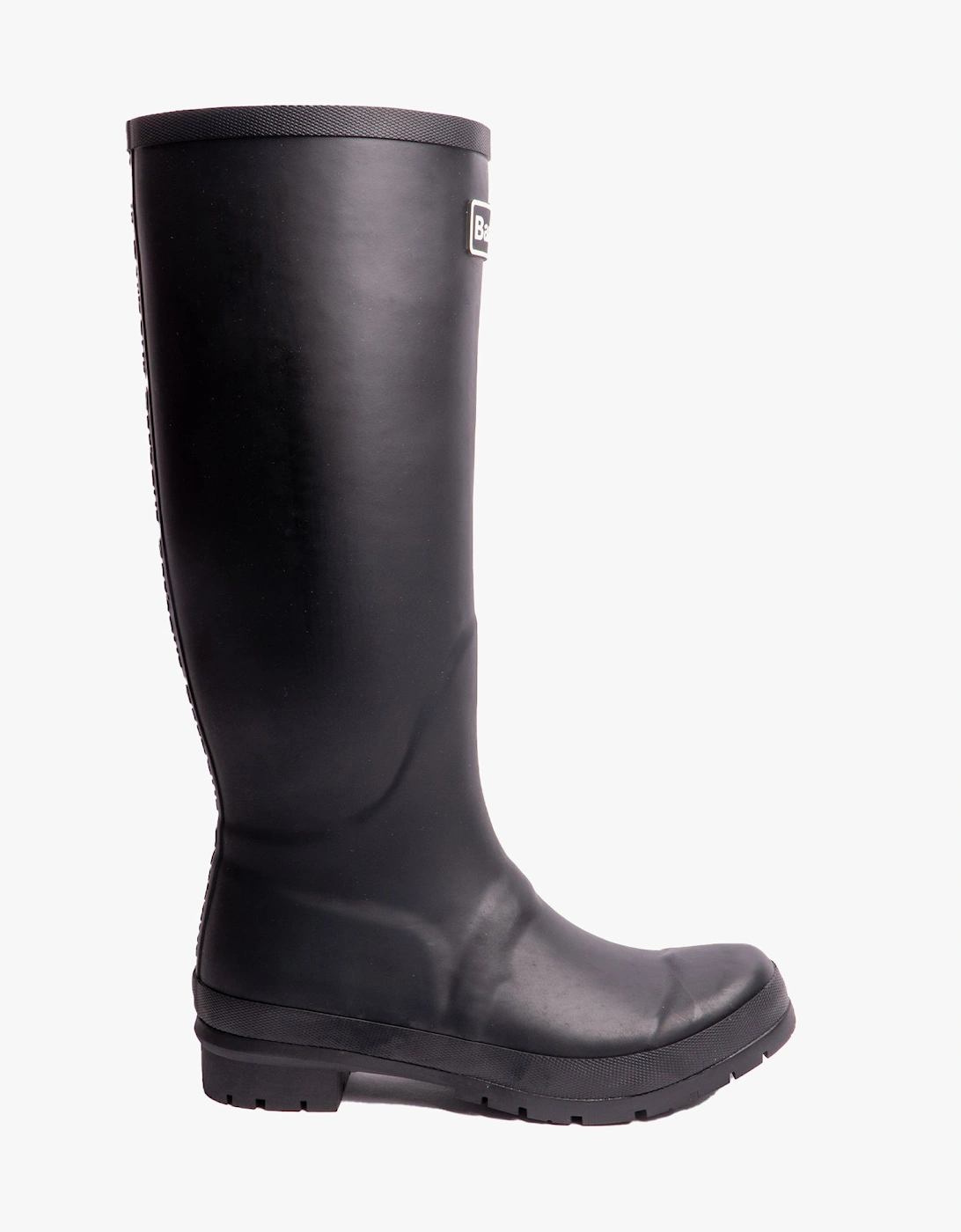Women's Barbour ABBEY Womens Wellington Boots Black - Size: 4