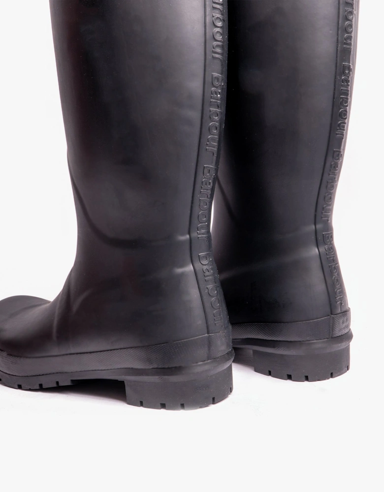 ABBEY Womens Wellington Boots Black