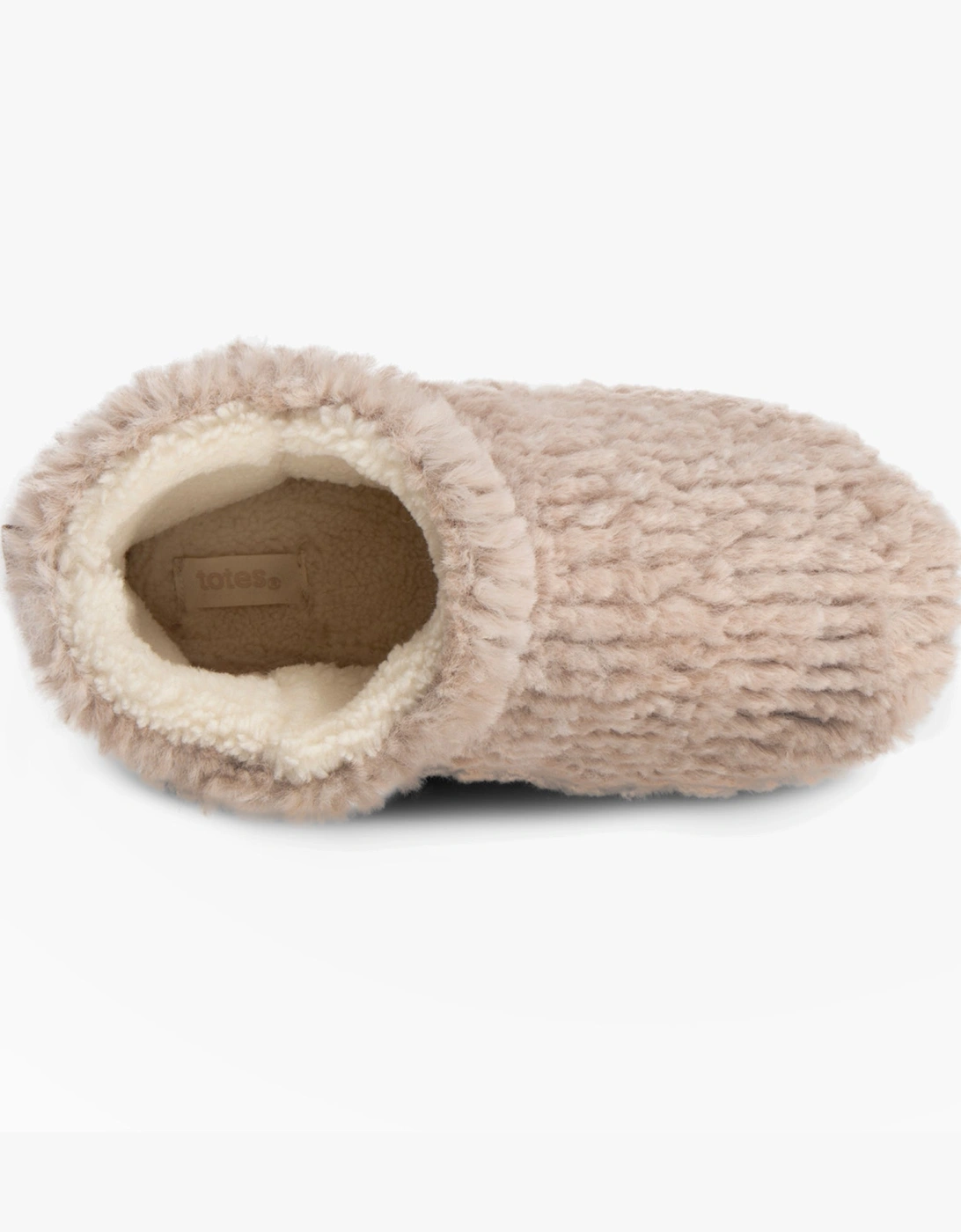 FAUX FUR SHORT Boot Slippers Womens Oat