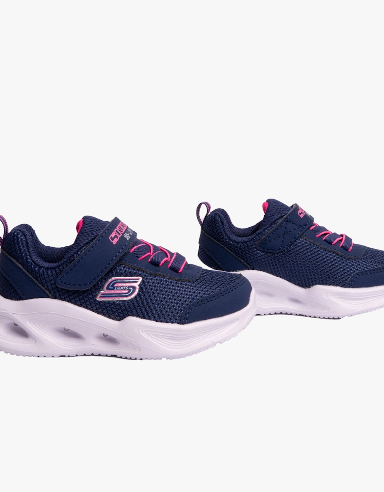 303715N/NVY SOLA GLOW Girls Trainers Navy