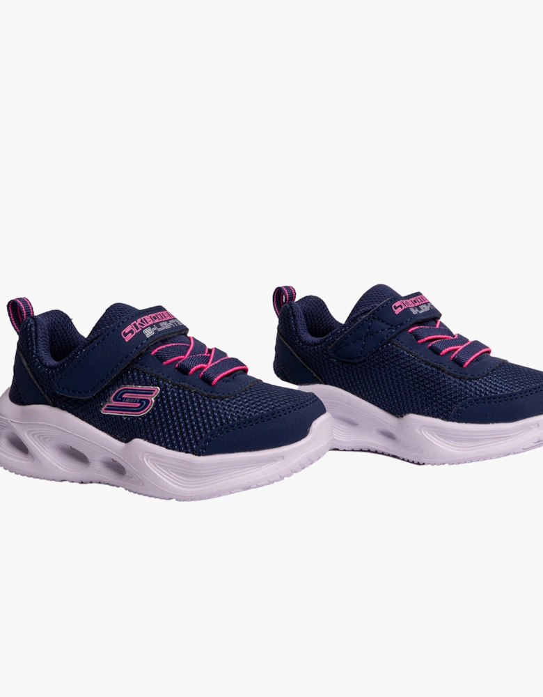 303715N/NVY SOLA GLOW Girls Trainers Navy