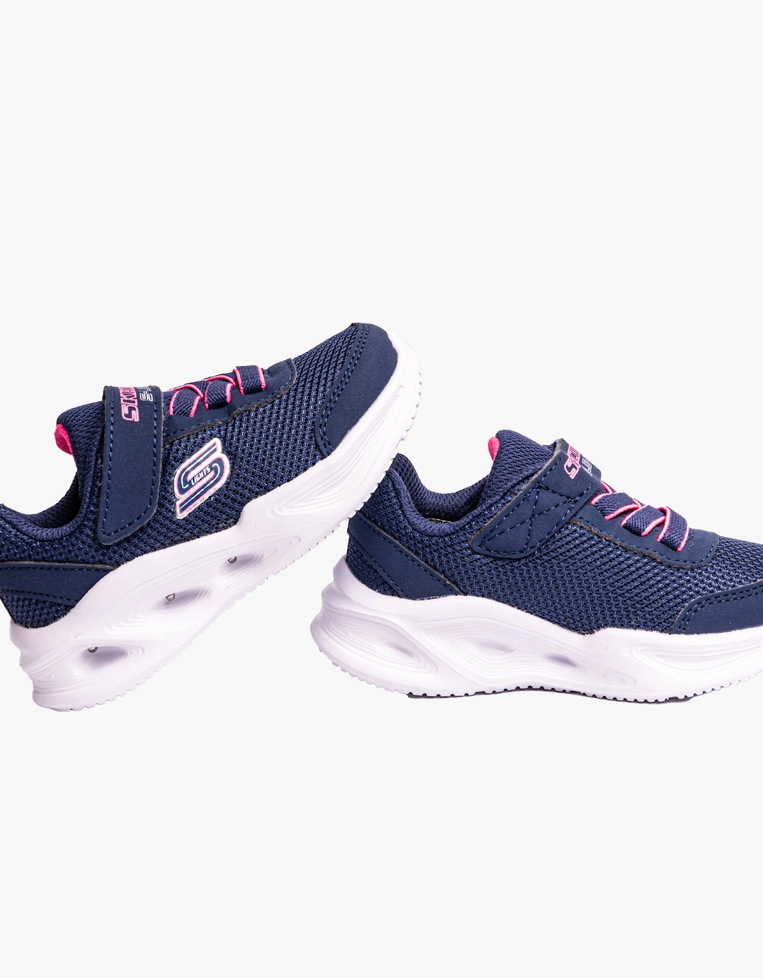 303715N/NVY SOLA GLOW Girls Trainers Navy