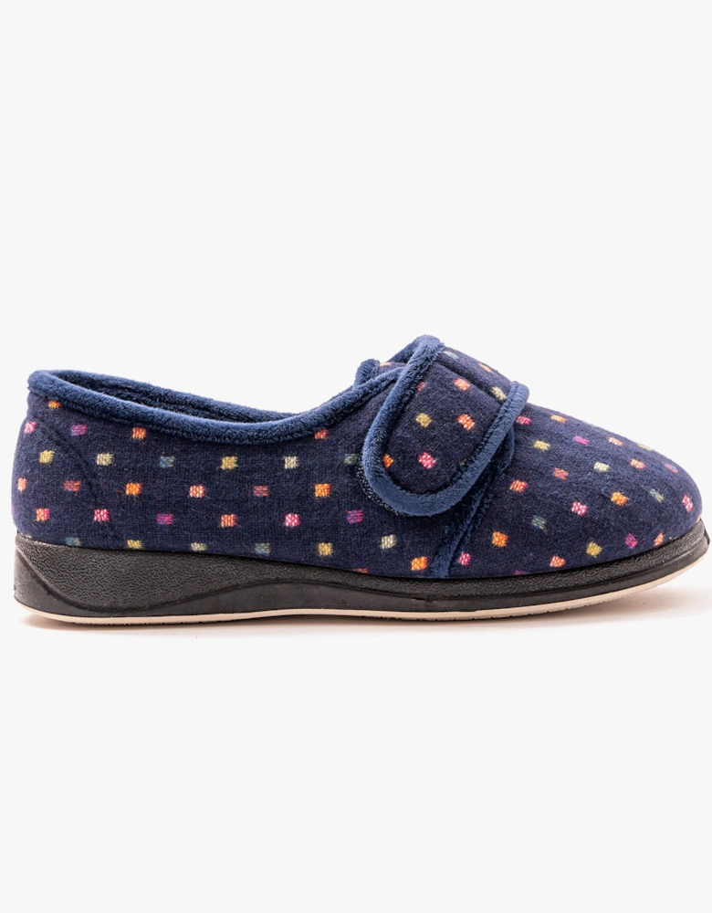 LOTTY Womens Full Slippers Navy