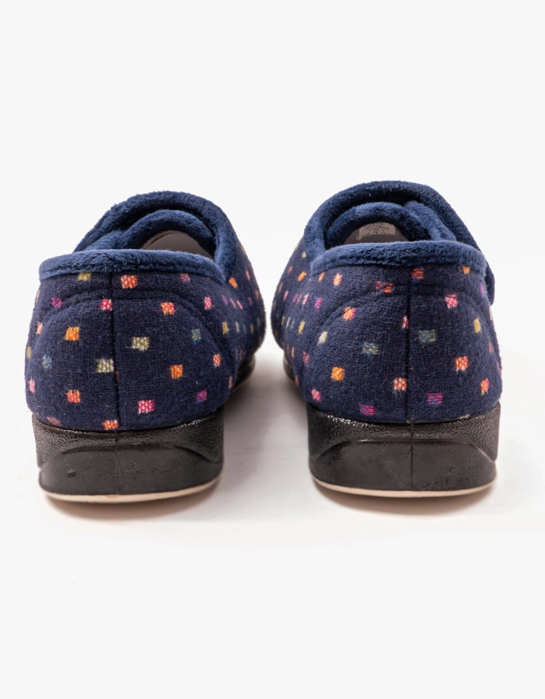 LOTTY Womens Full Slippers Navy