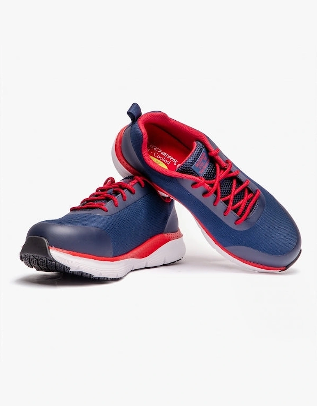 200086EC/NVRD 200086EC/NVRD ARCH FIT SR - RINGSTAP Mens Safety Trainers Navy/Red