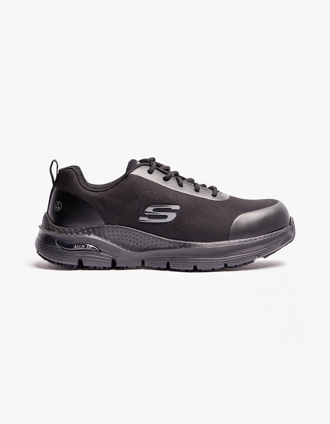 Men's Skechers Work 200086EC ARCH FIT SR - RINGSTAP Mens Safety Trainers Black - Size: 8.5