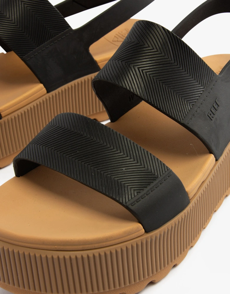 WATER VISTA HIGHER Womens Sandals Black/Tan