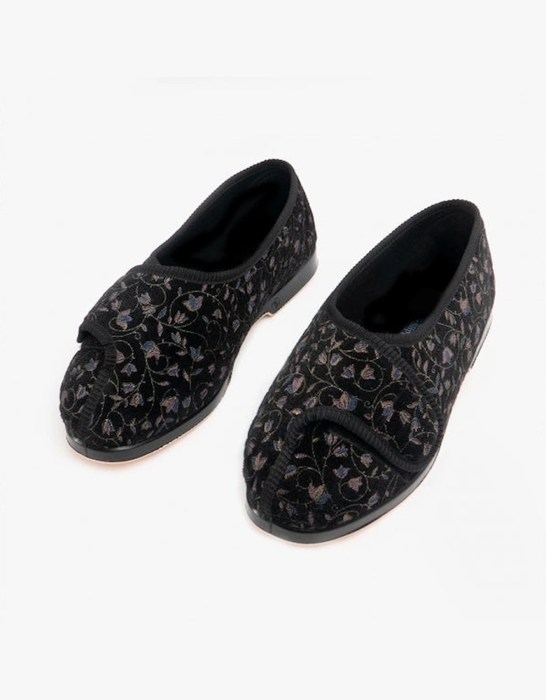 NOLA Womens Slippers Black