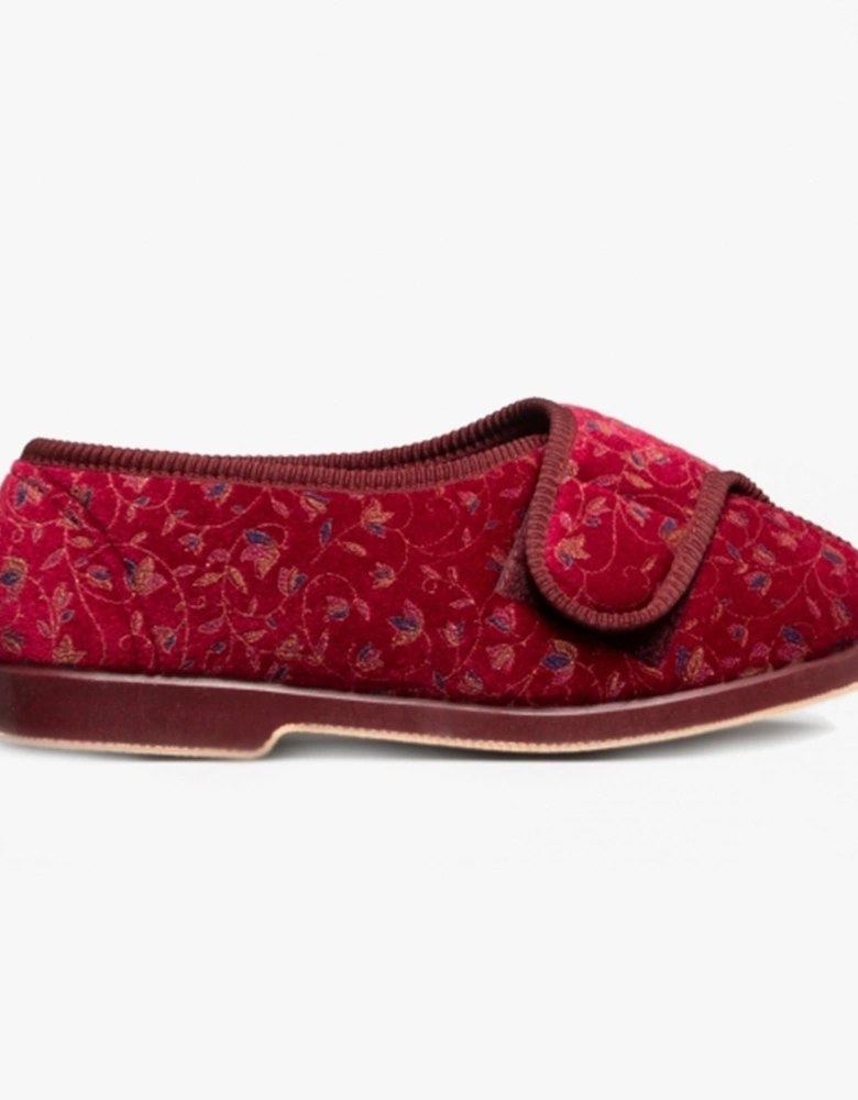 NOLA Womens Slippers Wine