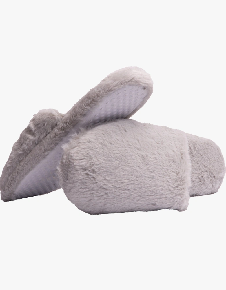 JOLIE Womens Mule Slippers Grey