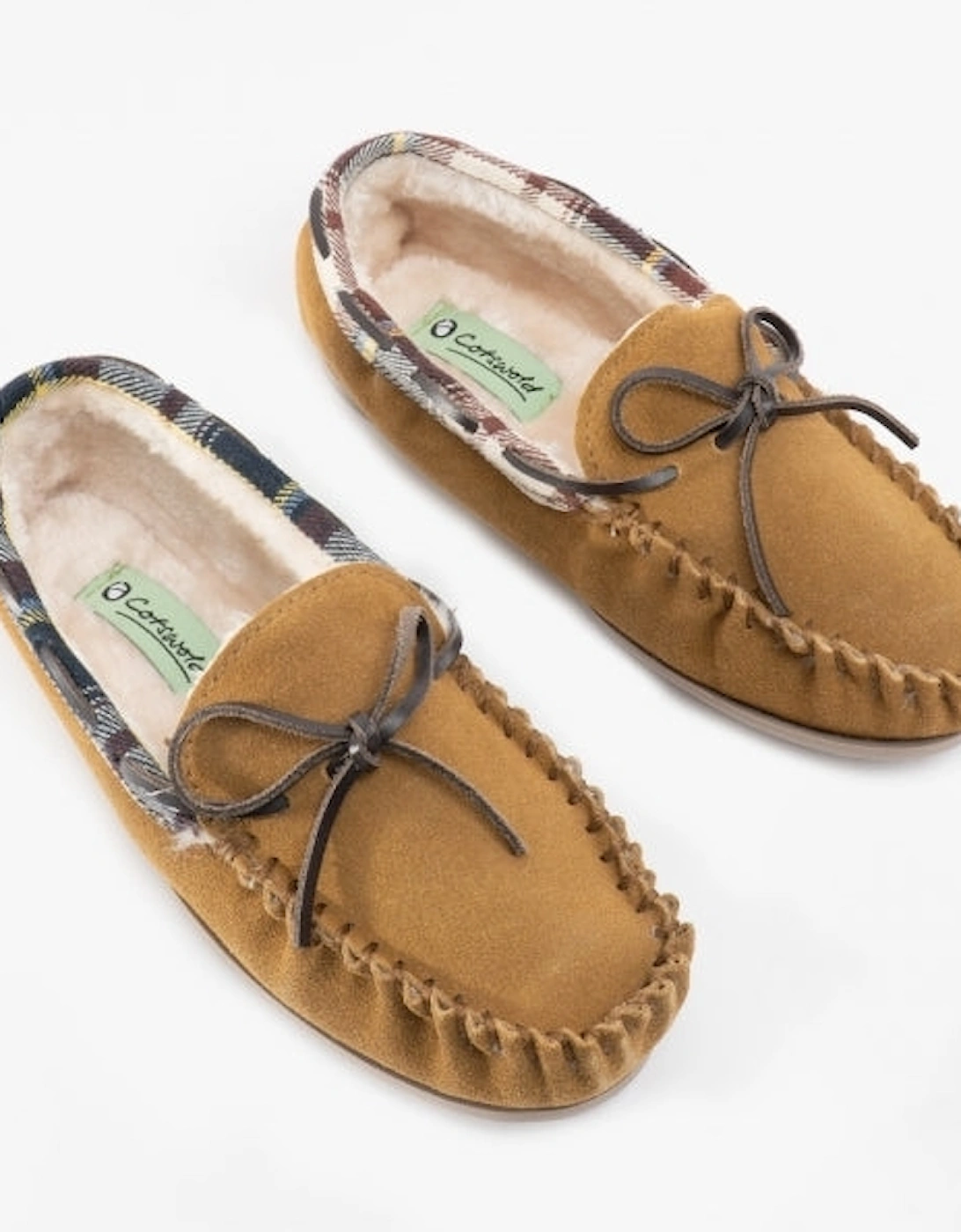 KILKENNY Womens Moccasin Slippers Tan