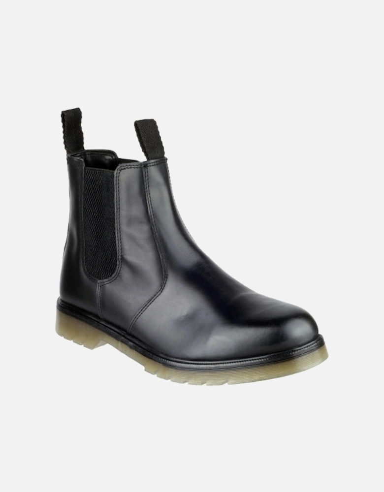 COLCHESTER Mens Leather Chelsea Boots Black