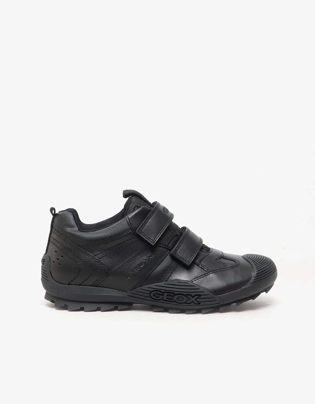 SAVAGE A Boys Leather School Shoes Black, 4 of 3