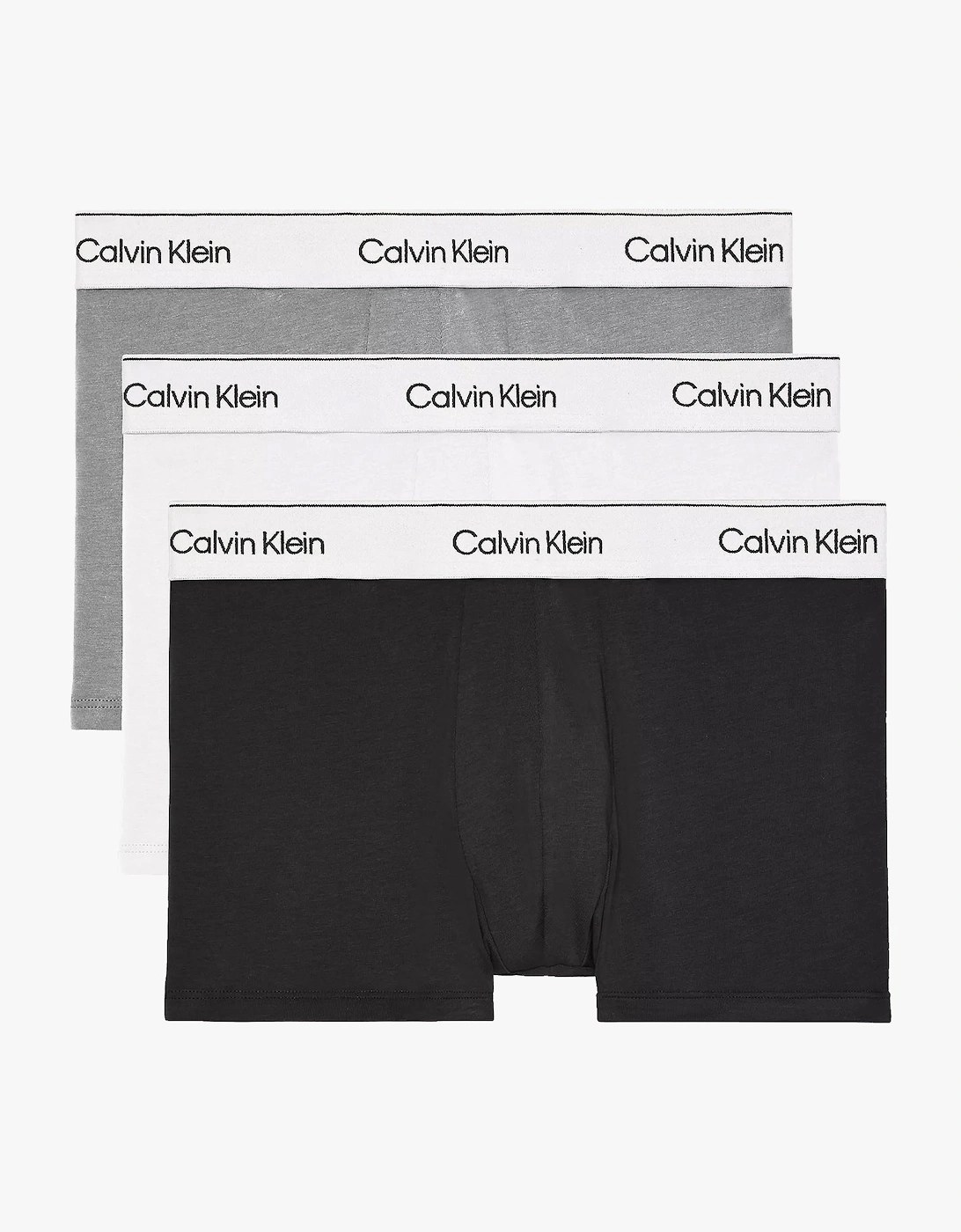 MODERN COTTON STRETCH Mens 3 Pack Trunks Multicoloured, 5 of 4