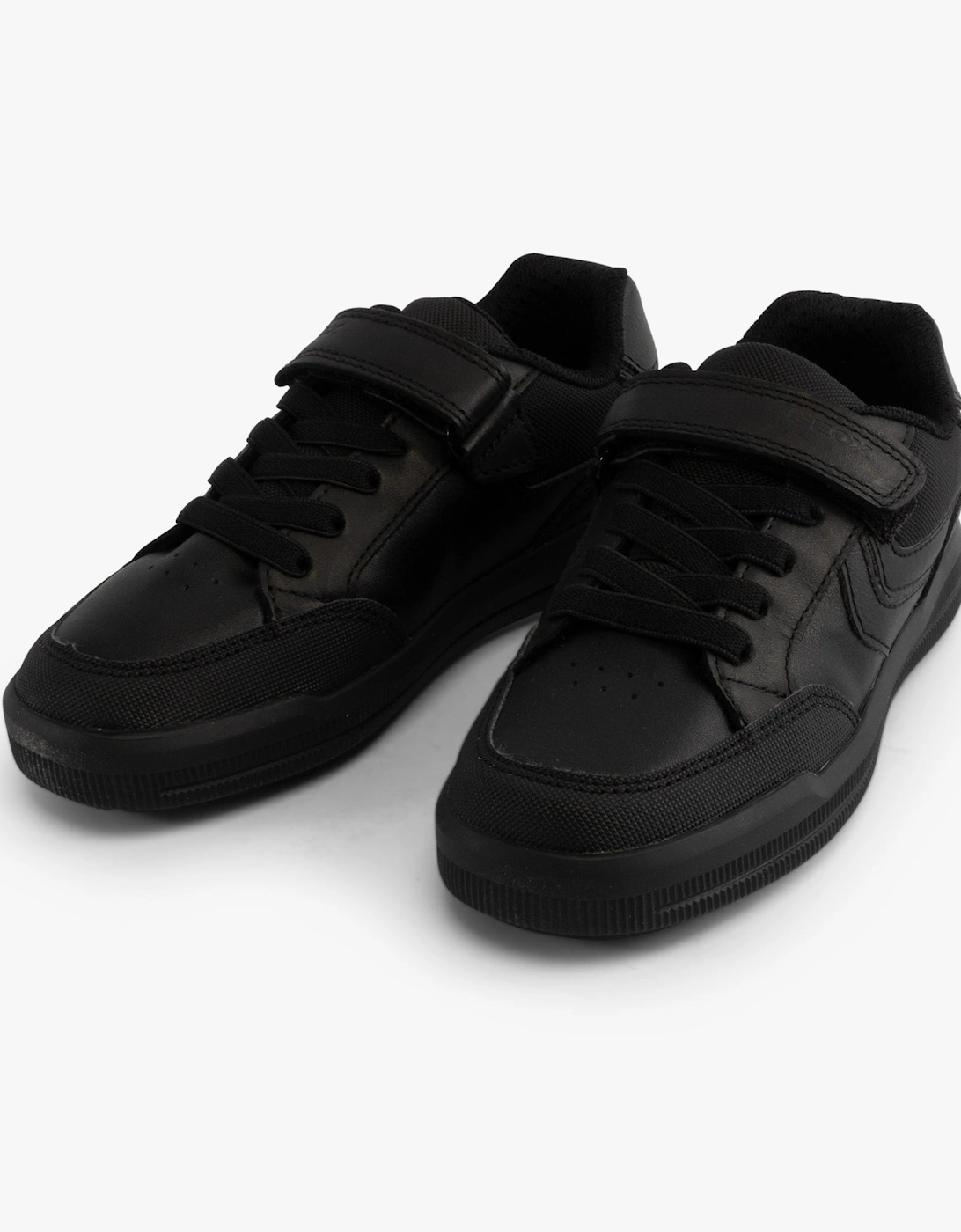 J ARZACH Boys School Shoes Black