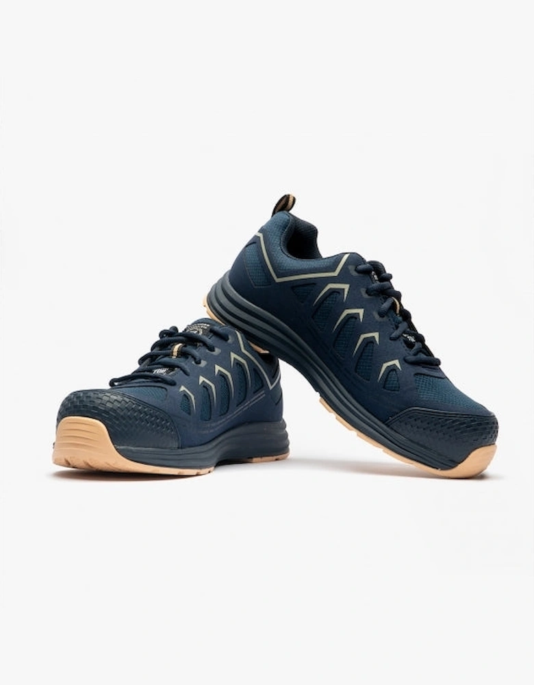 200127EC/NVTN MALAD II Mens Safety Trainers Navy/Tan