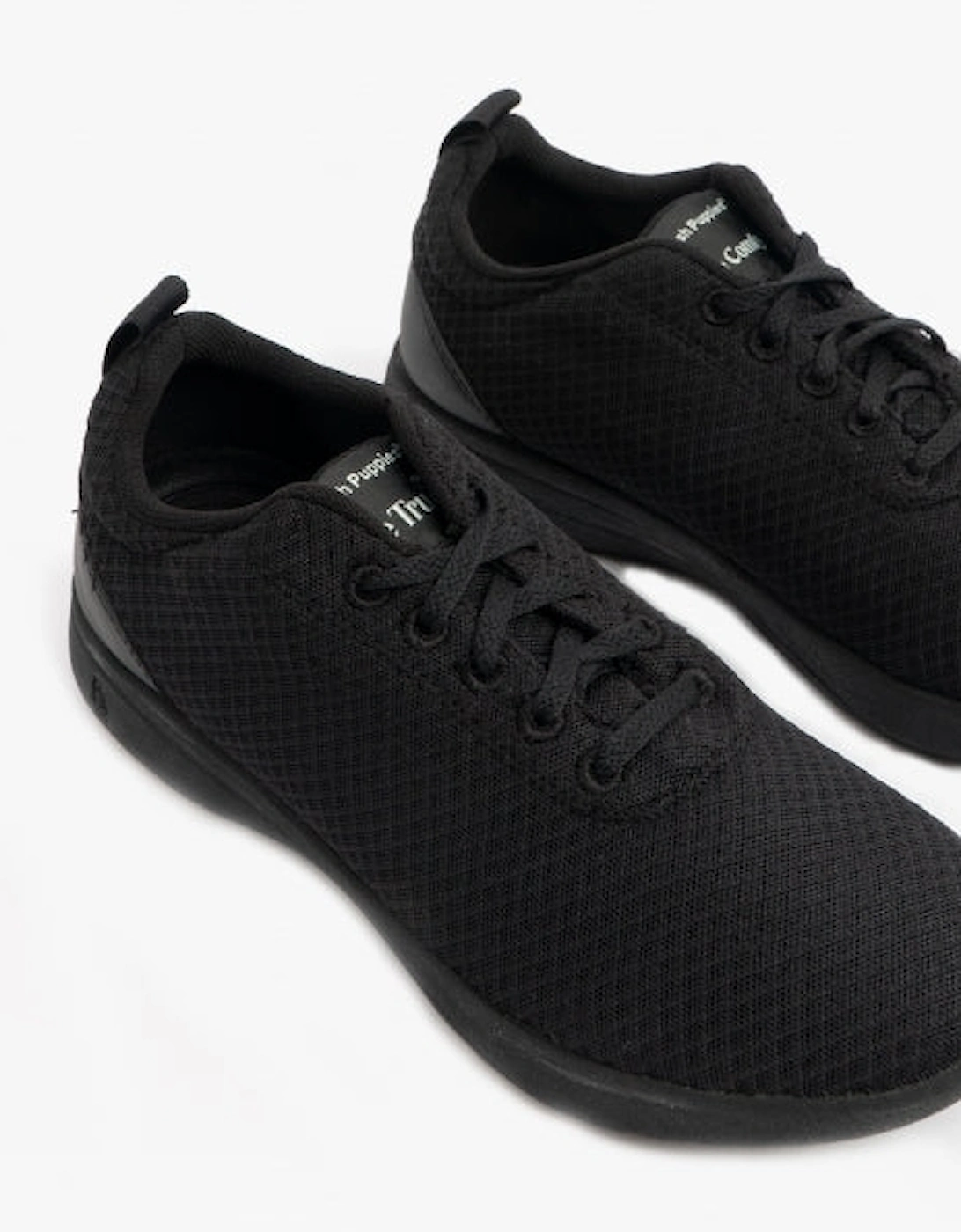 GOOD Womens Recycled Trainers Black